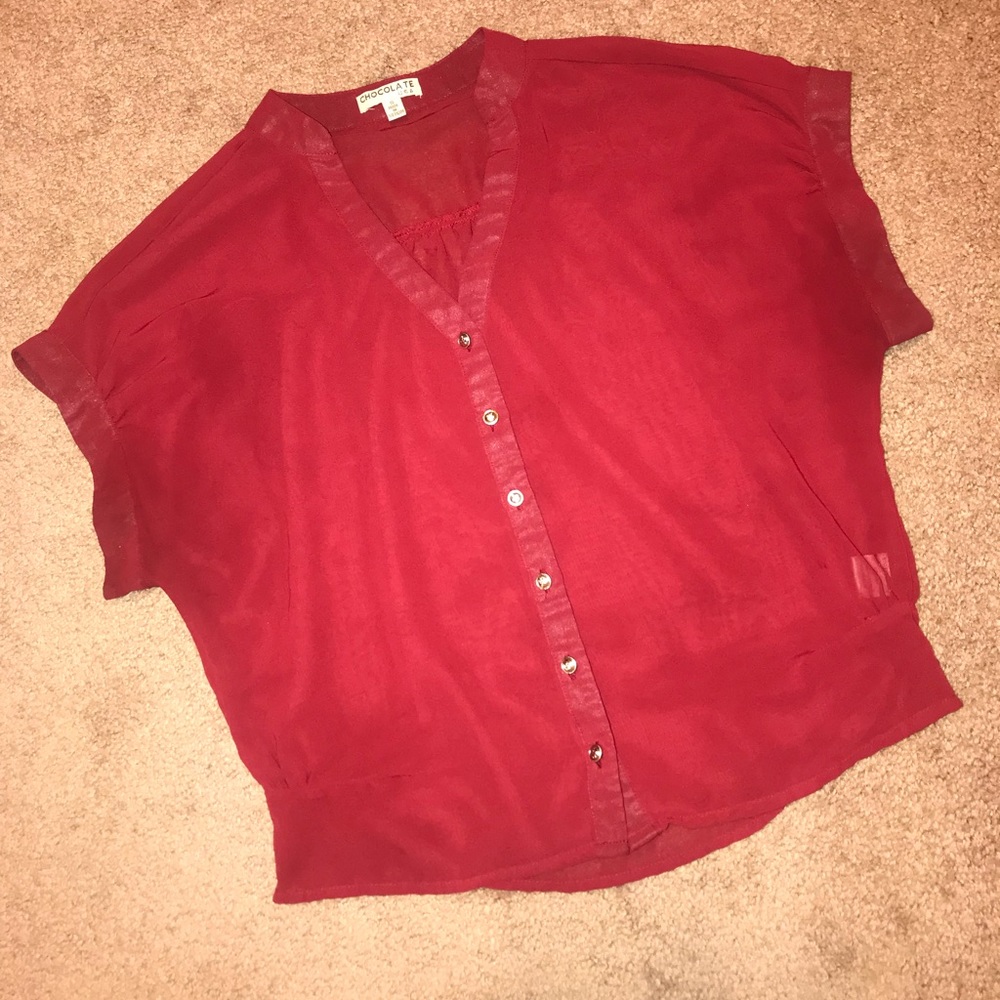Maroon with gold buttons 3 for $15
